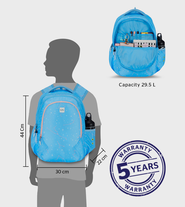 Printed Zip Around Backpack