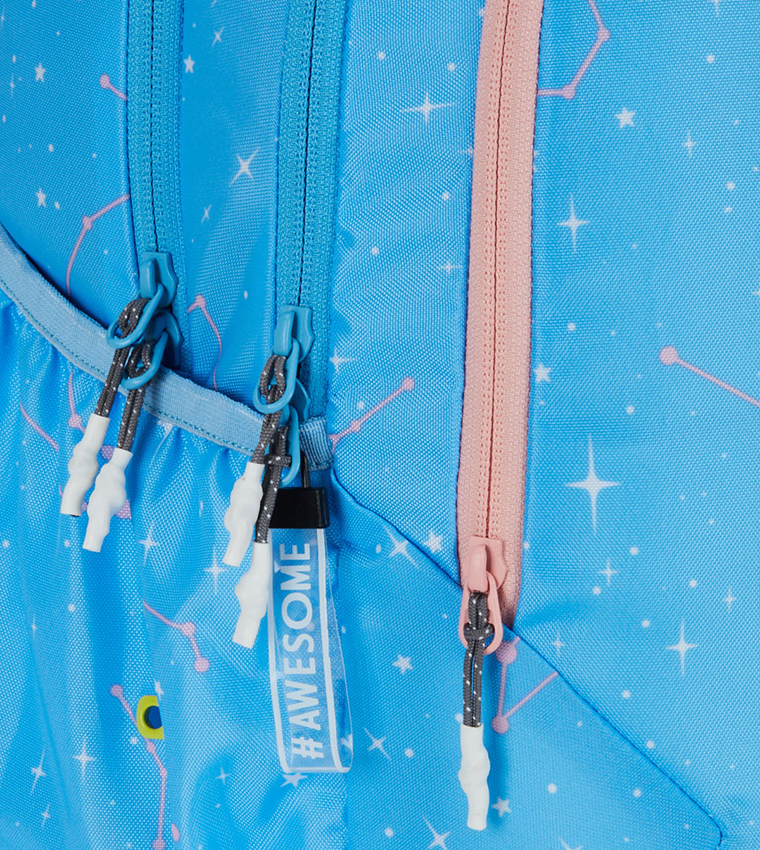 Printed Zip Around Backpack