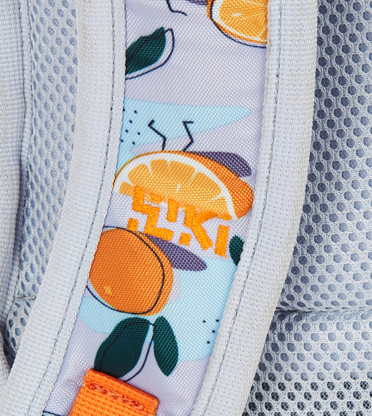 Printed Zip Around Backpack