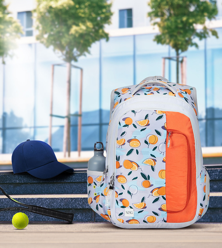 Printed Zip Around Backpack