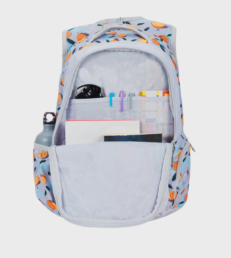 Printed Zip Around Backpack