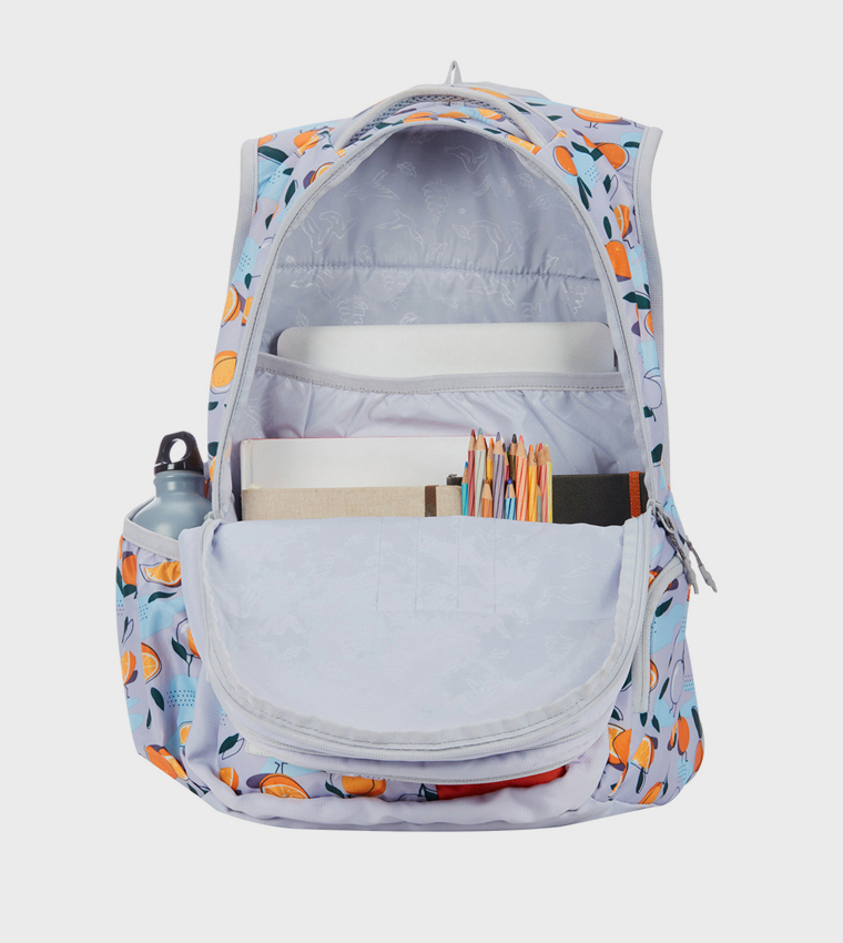 Printed Zip Around Backpack