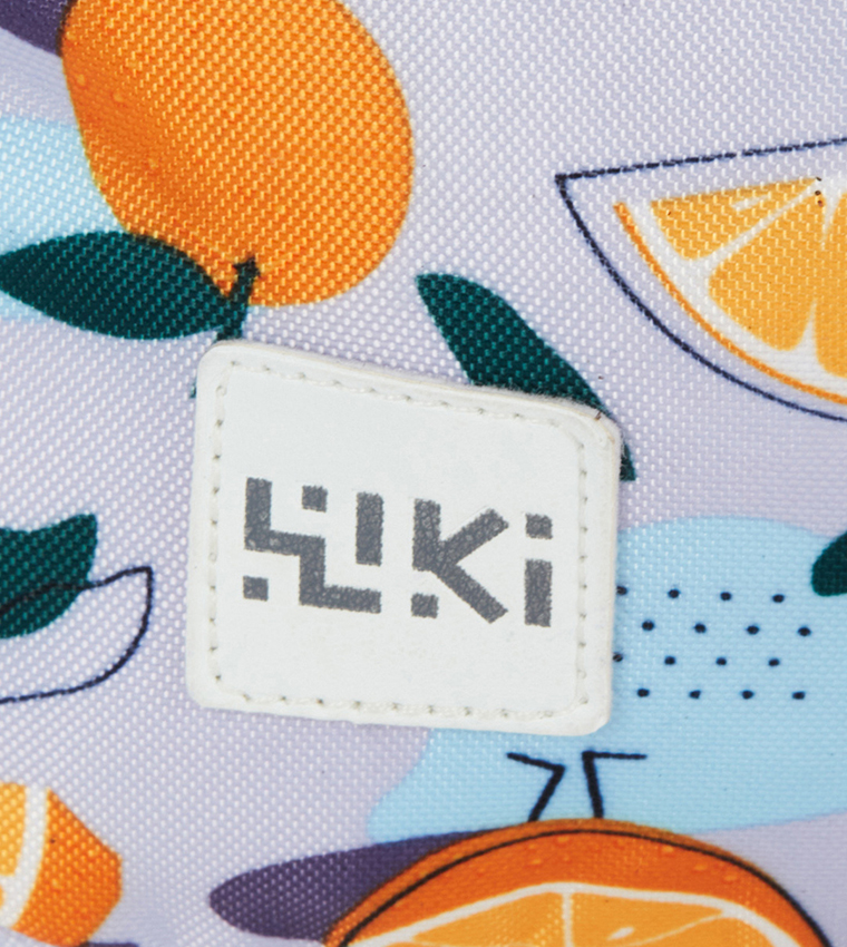 Printed Zip Around Backpack