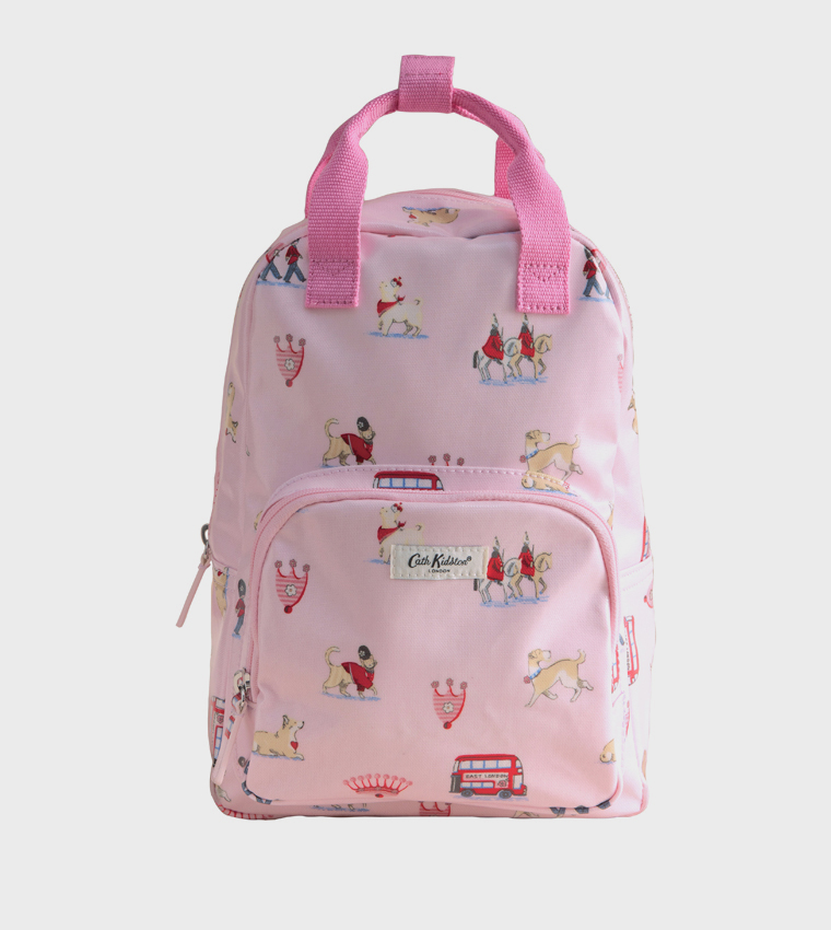 Printed Zippered Backpack