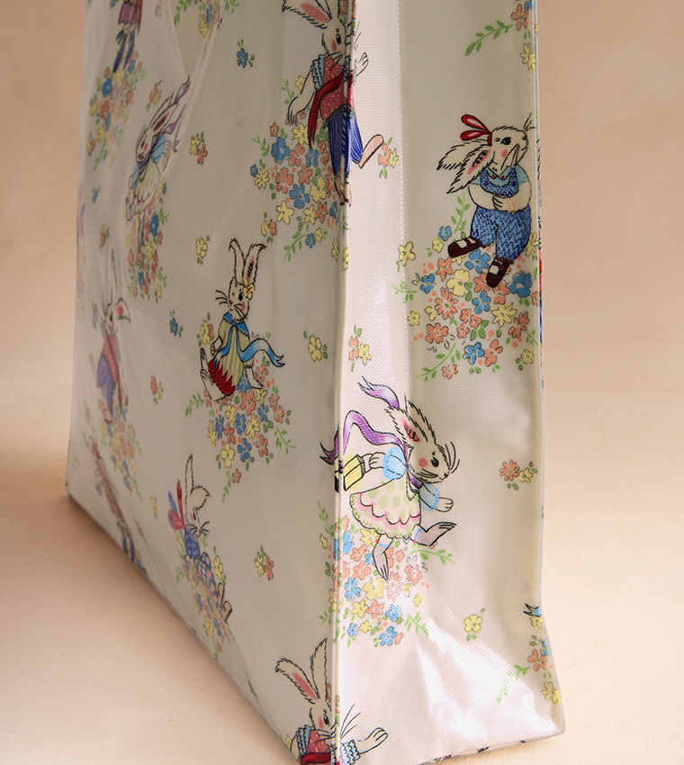 Printed Large Book Tote Bag