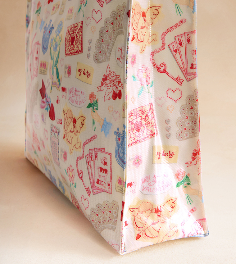 Printed Large Book Tote Bag