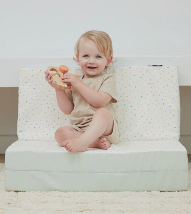 ClevaFoam 3-in-1 Sleep, Sit & Play Travel Cot Mattress (Newborn to 12 Months)