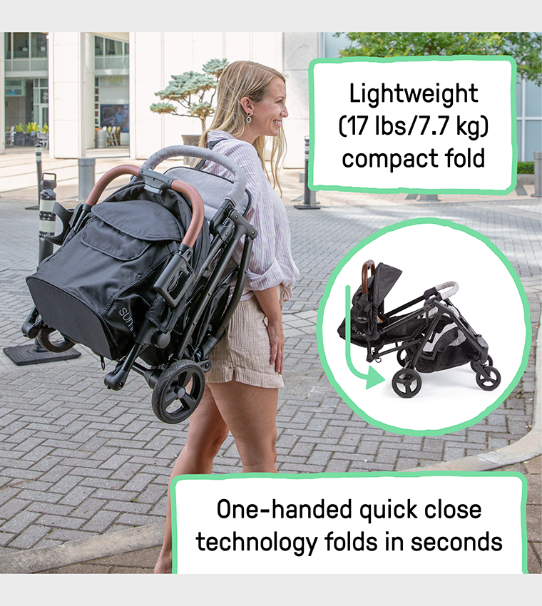 3Dquickclose CS+ Lightweight Compact One-Hand Fold Stroller (6-24 Months)