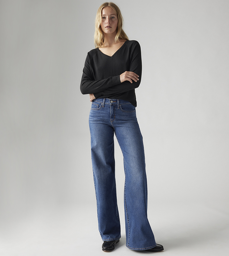 318 Shaping Wide Leg Jeans