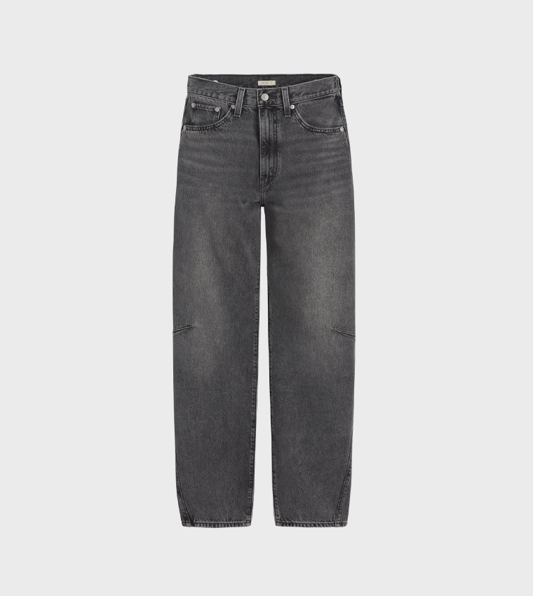 Cinch Washed High Waist Barrel Fit Jeans