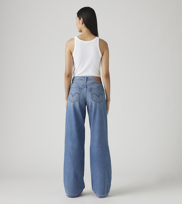 94 Faded Wide Leg Jeans