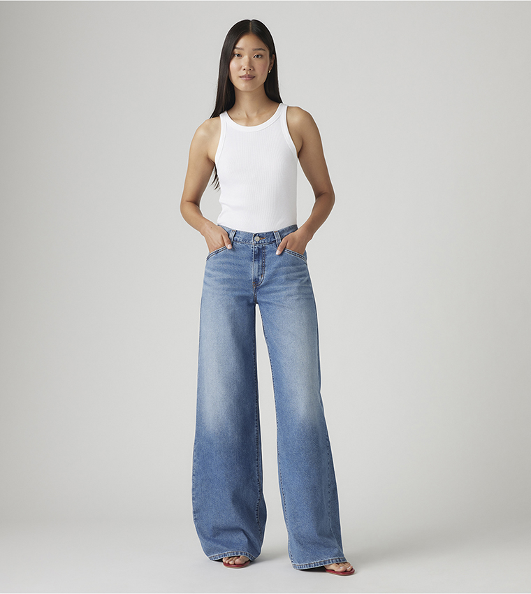 94 Faded Wide Leg Jeans