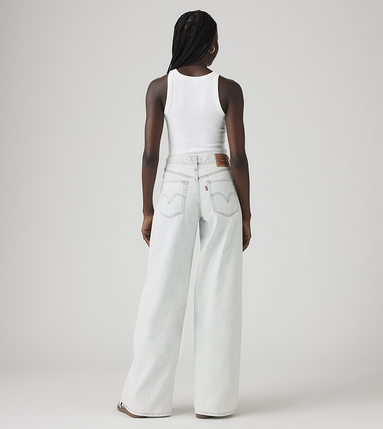 94 Faded Wide Leg Jeans
