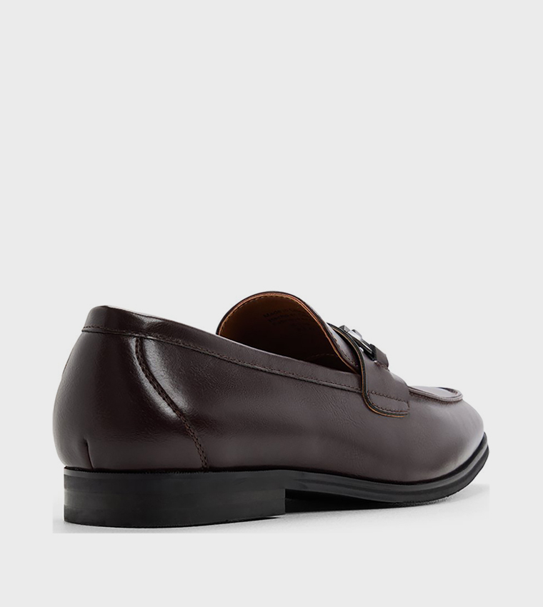 WETHERLY Solid Metal Detail Loafers