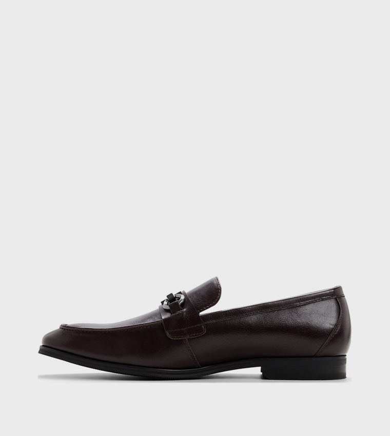 WETHERLY Solid Metal Detail Loafers
