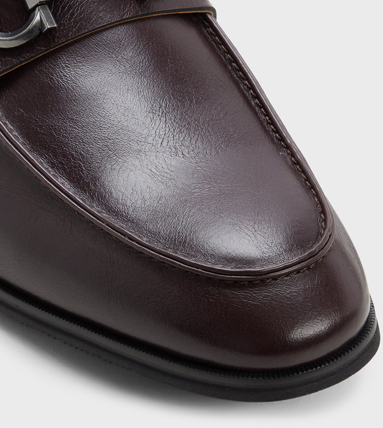 WETHERLY Solid Metal Detail Loafers
