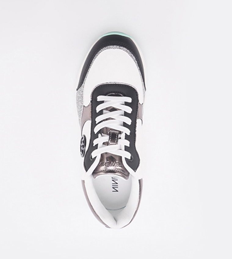RELON Color Block Lace-Up Sneakers