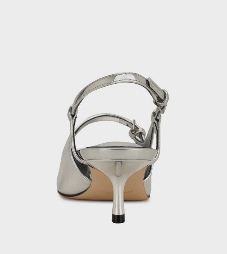 AMAYO Metallic Slingback Pumps