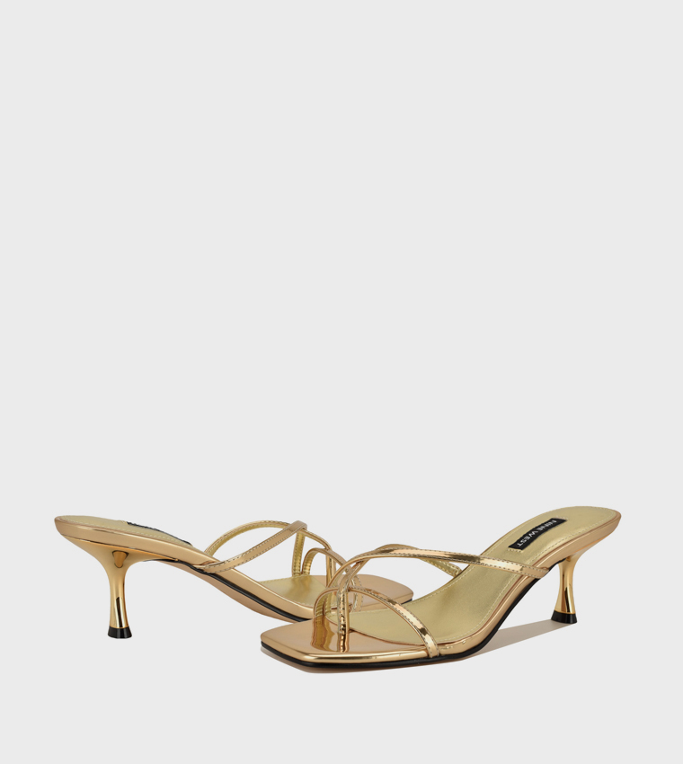 ANIREY Square Toe Heeled Sandals