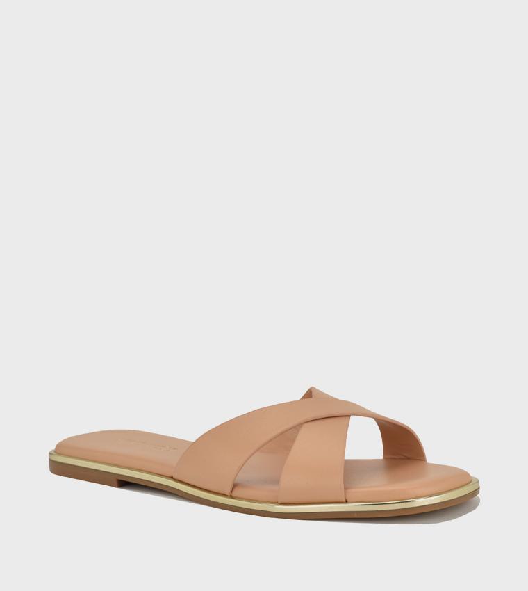 EDENY3 Open Toe Flat Sandals