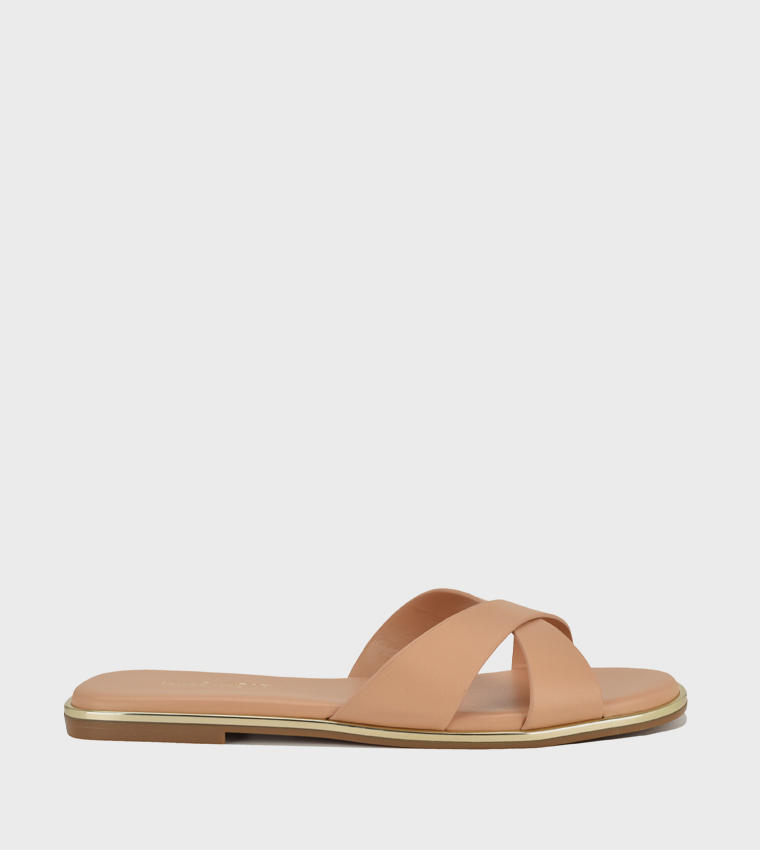 EDENY3 Open Toe Flat Sandals