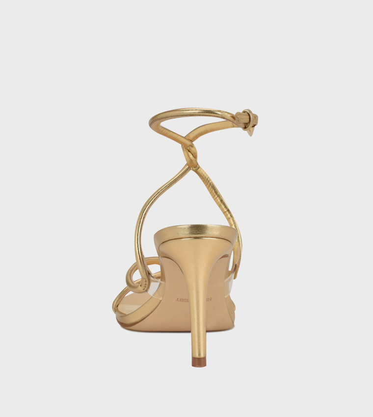 EMERILA Ankle Strap Stiletto Heel Sandals