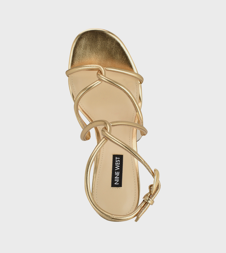 EMERILA Ankle Strap Stiletto Heel Sandals