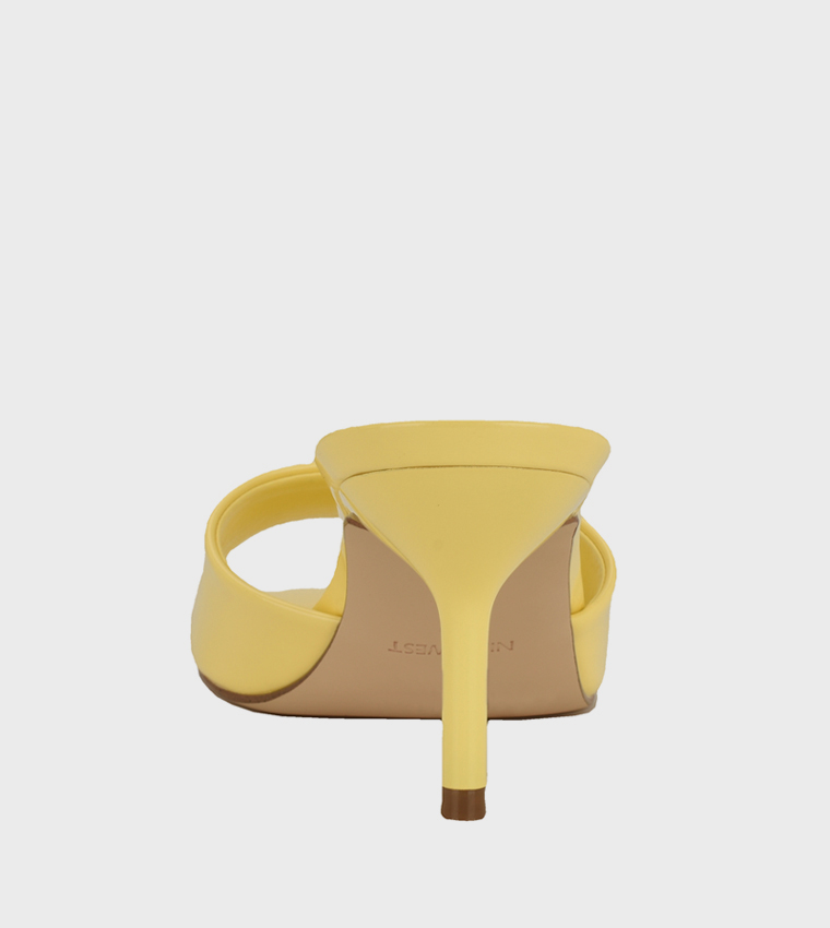 Buy Nine West EVELYA3 Open Toe Heel Sandals In Yellow | 6thstreet UAE