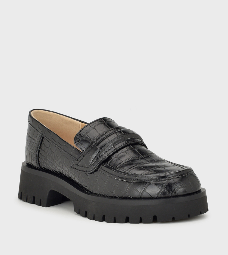 GURY Textured Slip-On Loafers