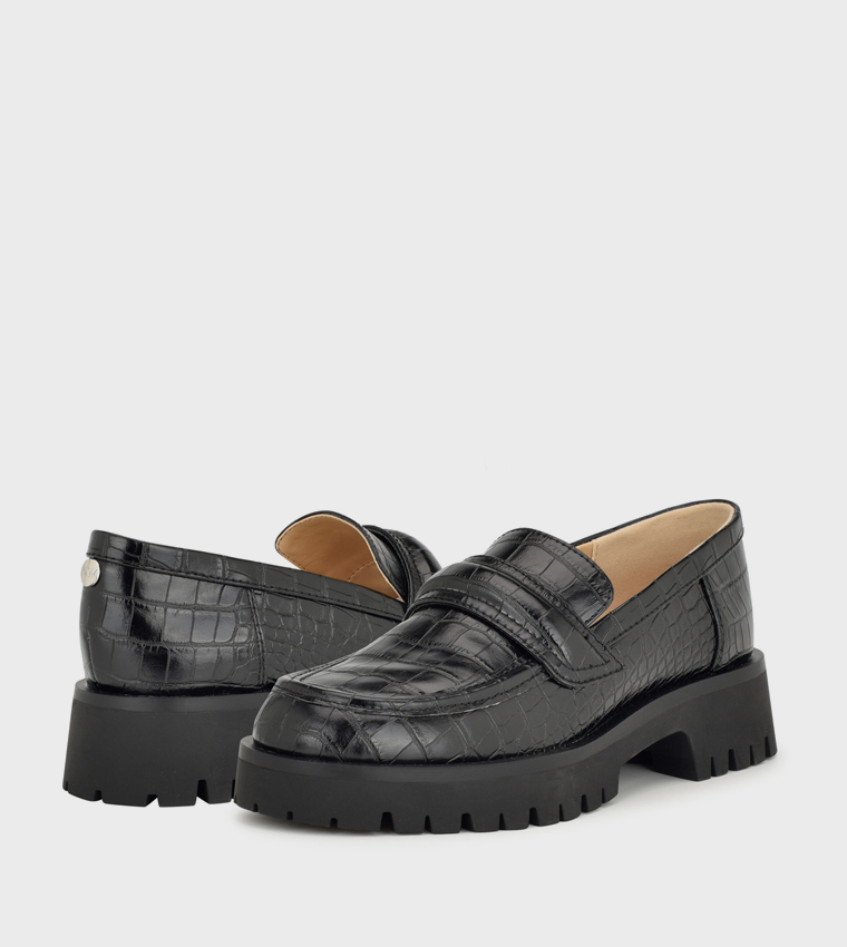 GURY Textured Slip-On Loafers