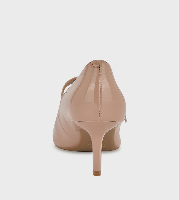HADEY Glossy Mary Jane Pumps