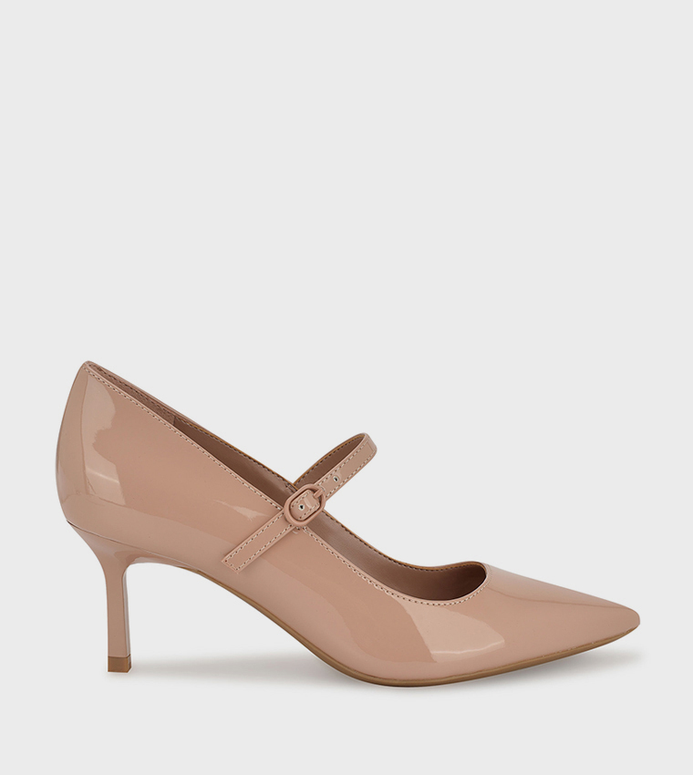 HADEY Glossy Mary Jane Pumps