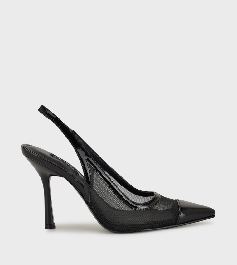 حذاء شبكي بحزام خلفي 