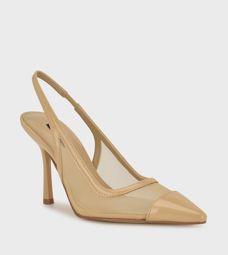 حذاء شبكي بحزام خلفي 