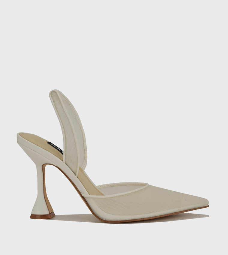 KANSYP Pointed Toe Slingback Pumps