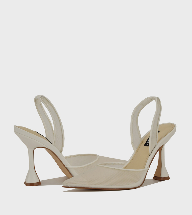 KANSYP Pointed Toe Slingback Pumps
