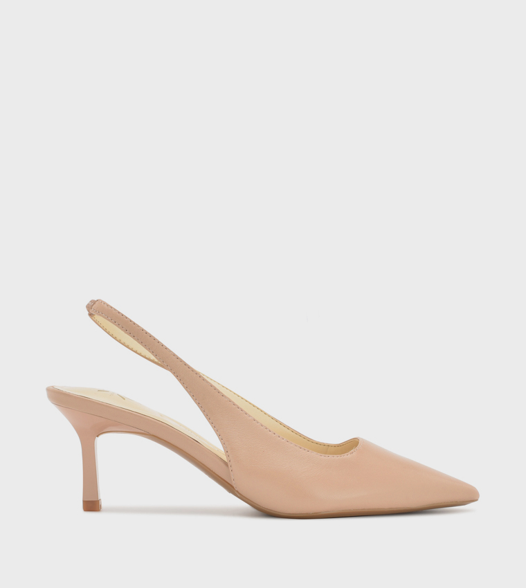 Kately9X9 New Pointed Toe Kitten Heels