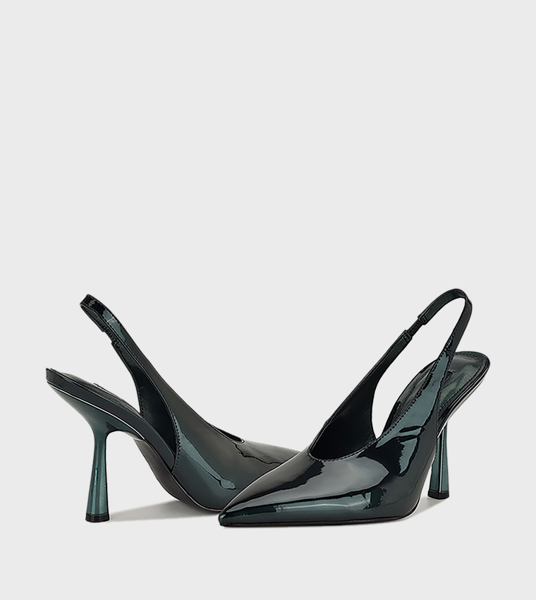 KATES Glossy Slingback Pumps