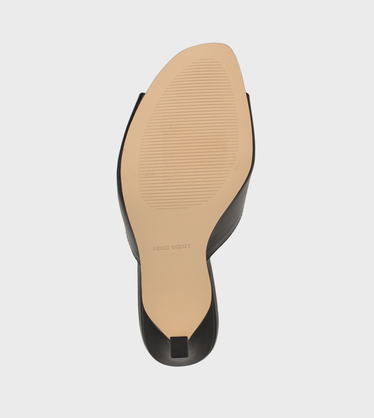 KISCO Textured Stiletto Heel Sandals
