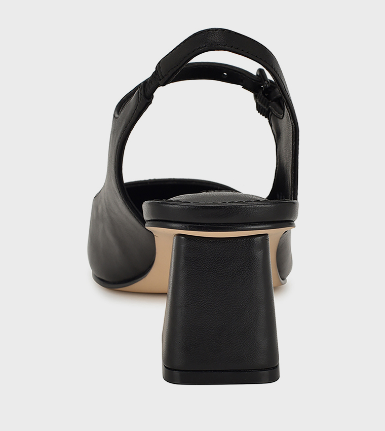 LAMINO Solid Slingback Pumps