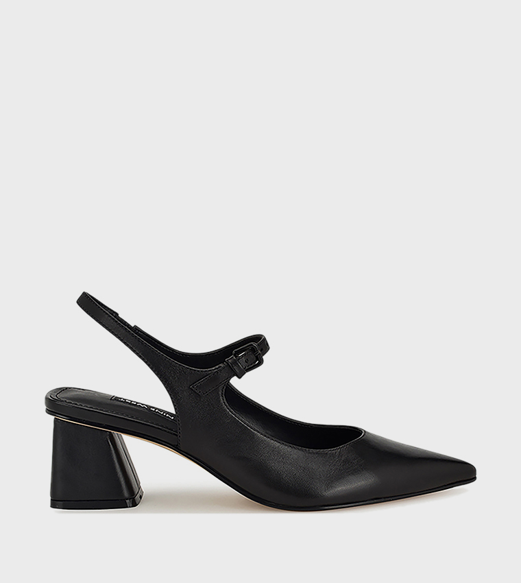 LAMINO Solid Slingback Pumps