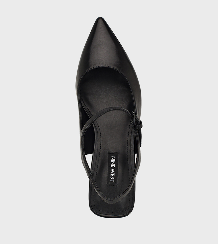 LAMINO Solid Slingback Pumps