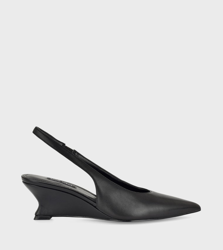 TERON Pointed Toe Slingback Pumps