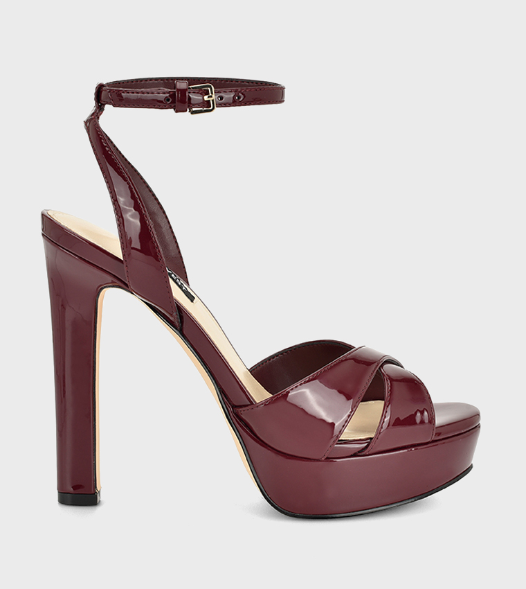 Nine West  Heels - Burgundy Heels