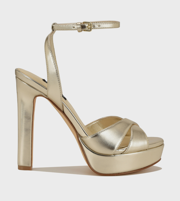 WILDA Ankle Strap Platform Heel Sandals