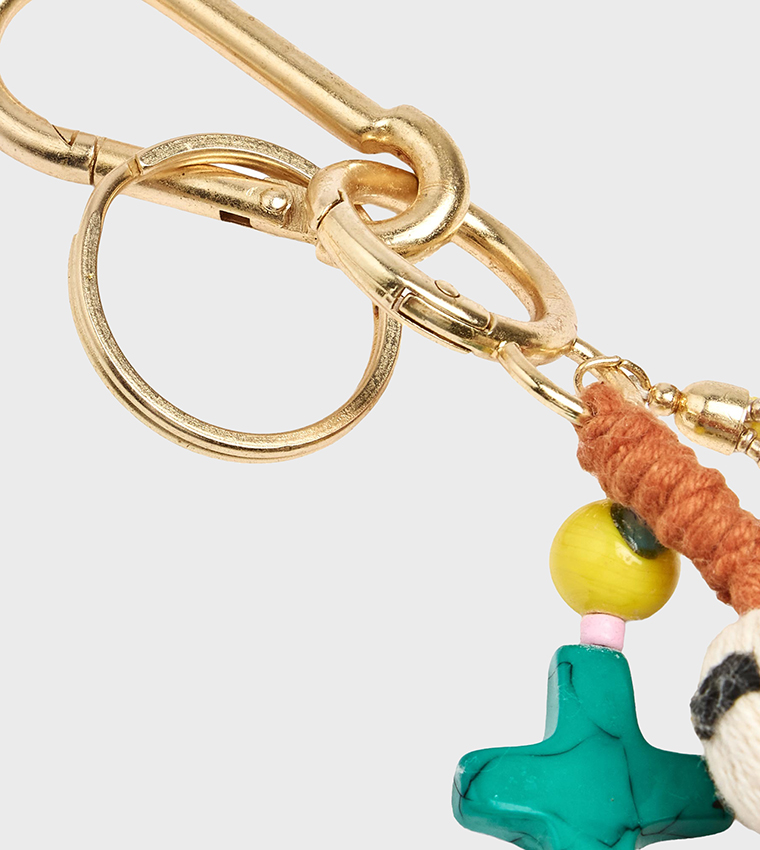 Beaded Tassel Doll Keychain