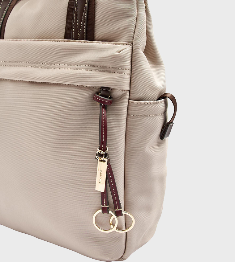Solid Zipper 13-Inch Laptop Backpack