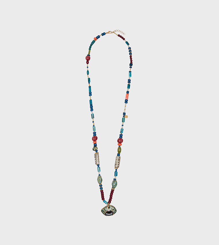 Beaded Charm Necklace