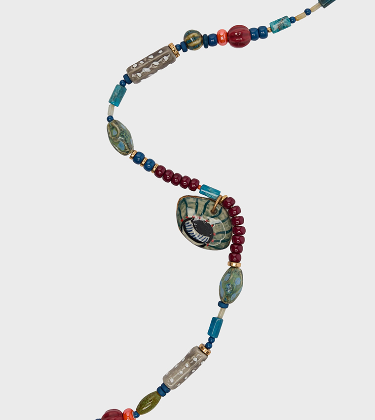 Beaded Charm Necklace