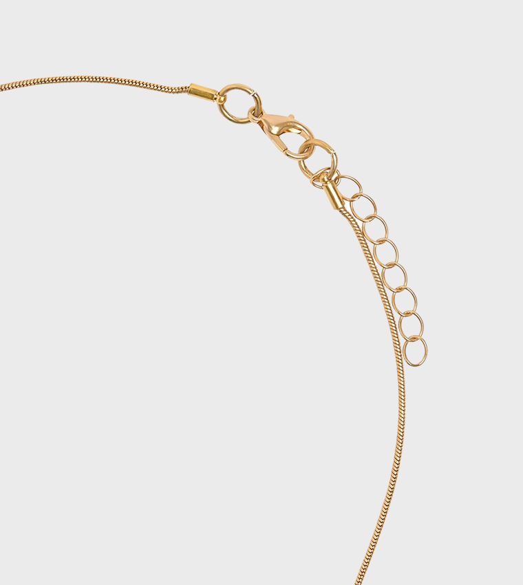 Stone Embellished Layered Necklace